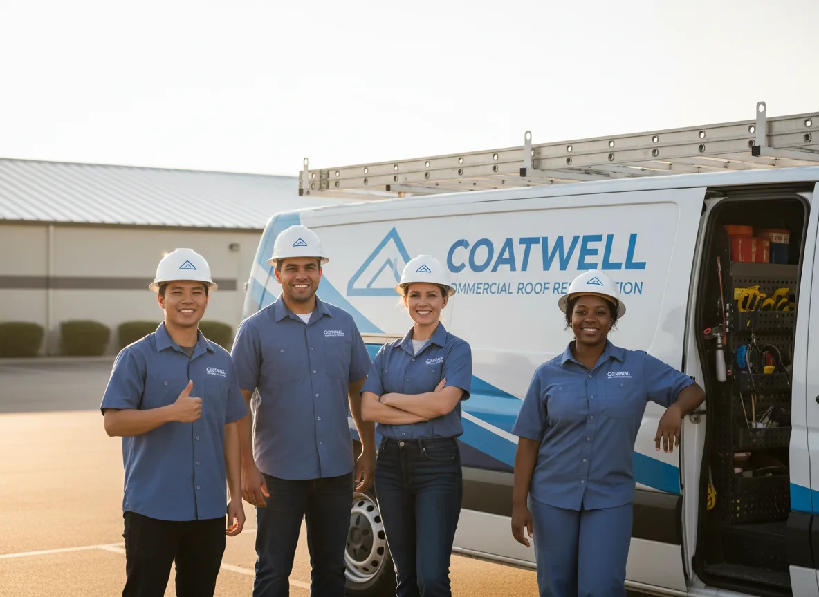 Commercial roof coating company in Johnson, VT